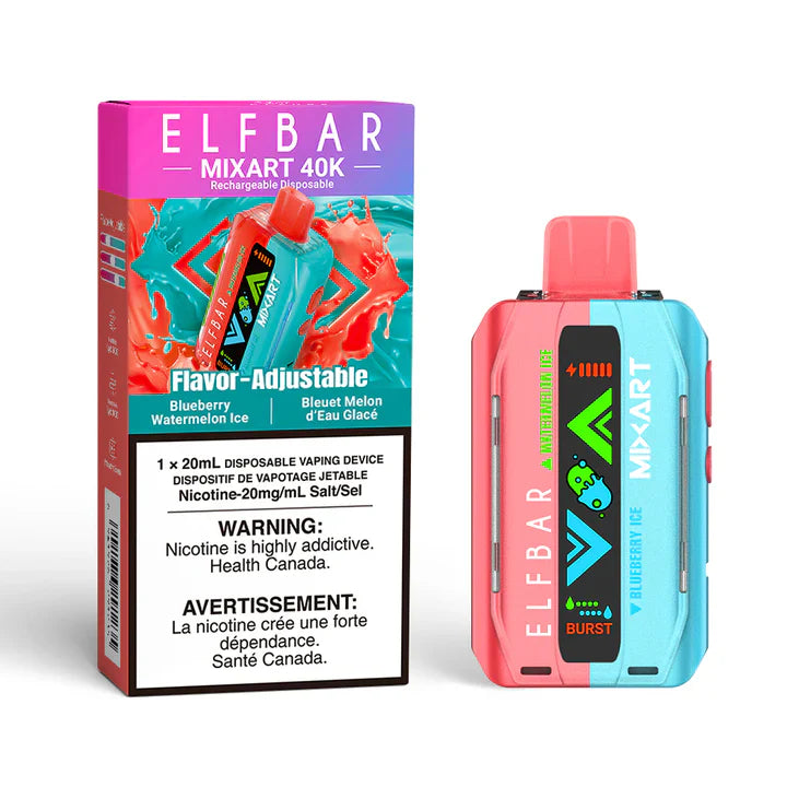 Blueberry Watermelon Ice Elf Bar MixART - Disposable 40K