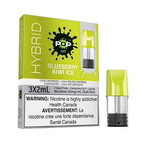 Capsules hybrides Pop – Glace aux bleuets et aux kiwis (compatibles avec STLTH) (PROVINCIAL)