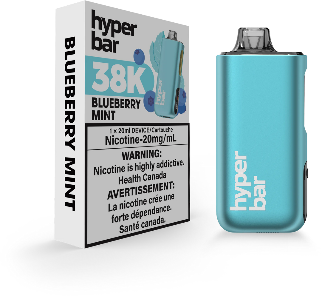 Blueberry Mint Hyperbar BE38000 - Disposable Vape
