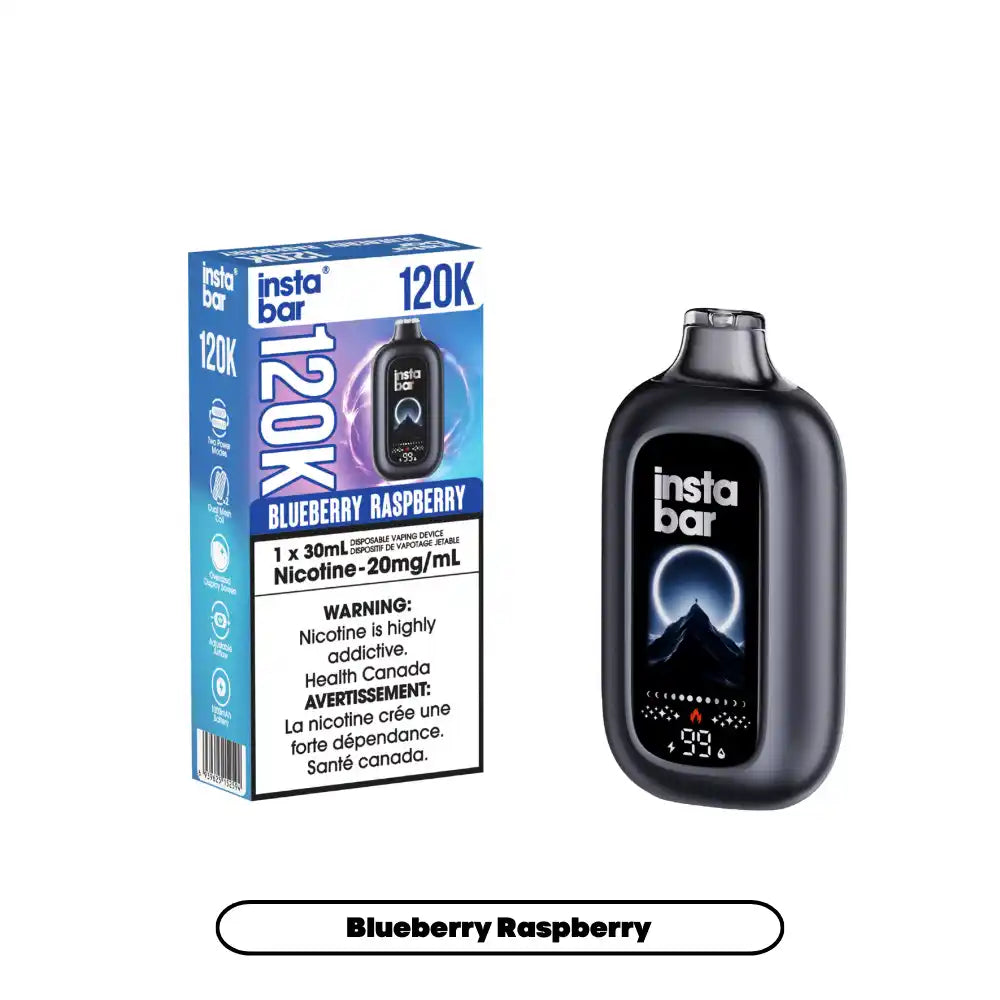 Blueberry Raspberry Insta Bar 120K - Disposable Vape – 20mg by INSTA BAR