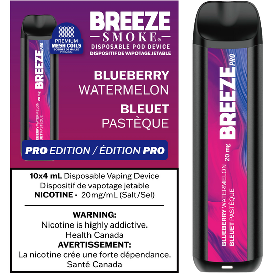 Breeze Pro 2K - Cigarette Électronique Jetable