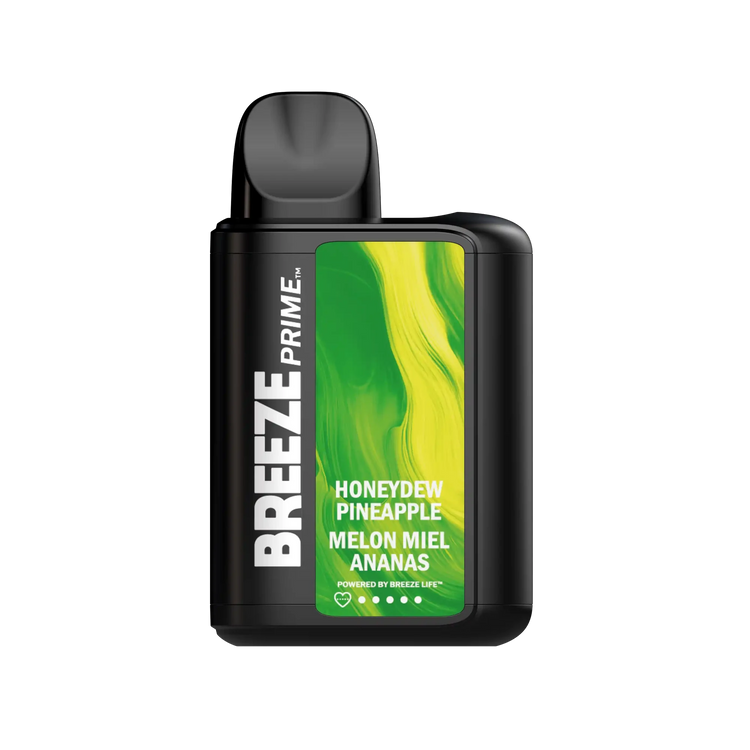 Honeydew Pineapple Breeze Prime S50 - Disposable 6K - Front