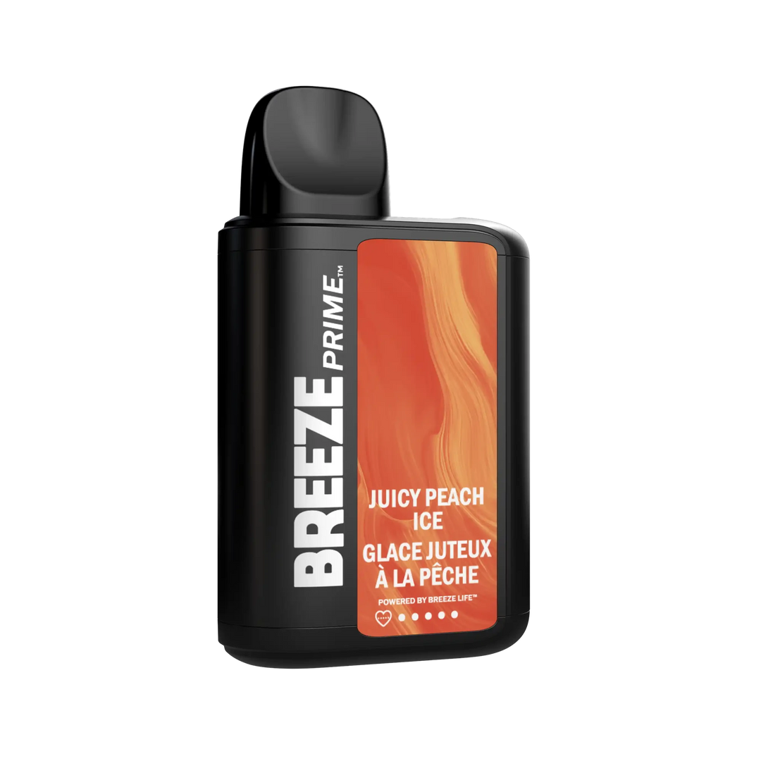 Juicy Peach Ice Breeze Prime S50 - Disposable 6K - -45° Angle