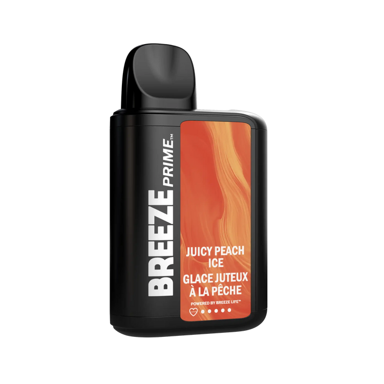 Juicy Peach Ice Breeze Prime S50 - Disposable 6K - -45° Angle
