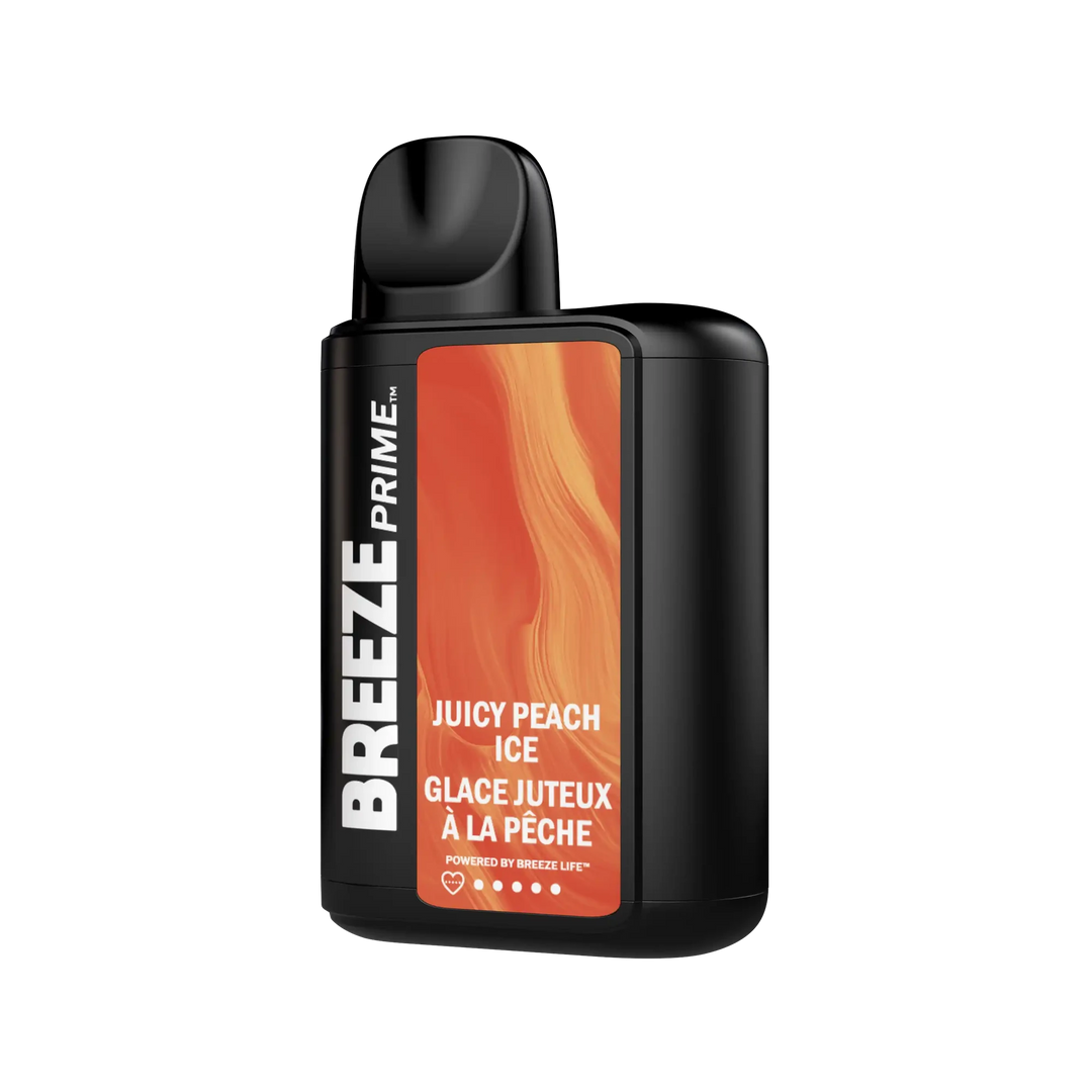 Juicy Peach Ice Breeze Prime S50 - Disposable 6K - 45° Angle