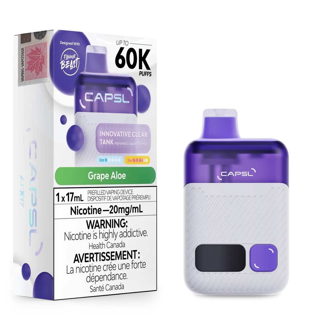 Grape Aloe CAPSL - AFX17 Disposable 60K
