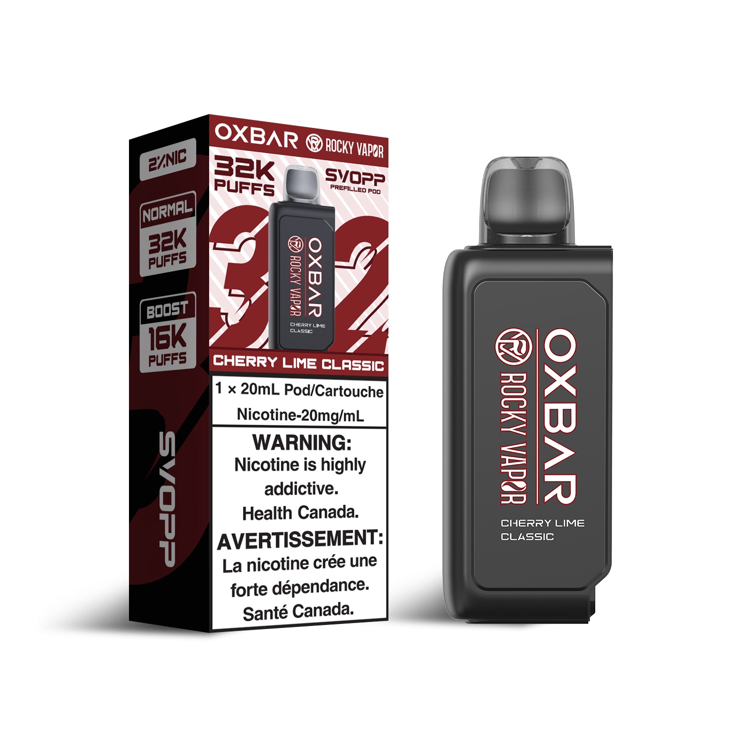 Oxbar Svopp - Pods (PROVINCIAL) (32 000 bouffées)