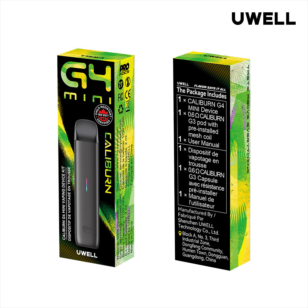 UWELL - CALIBURN G4 MINI POD KIT 2mL [CRC]