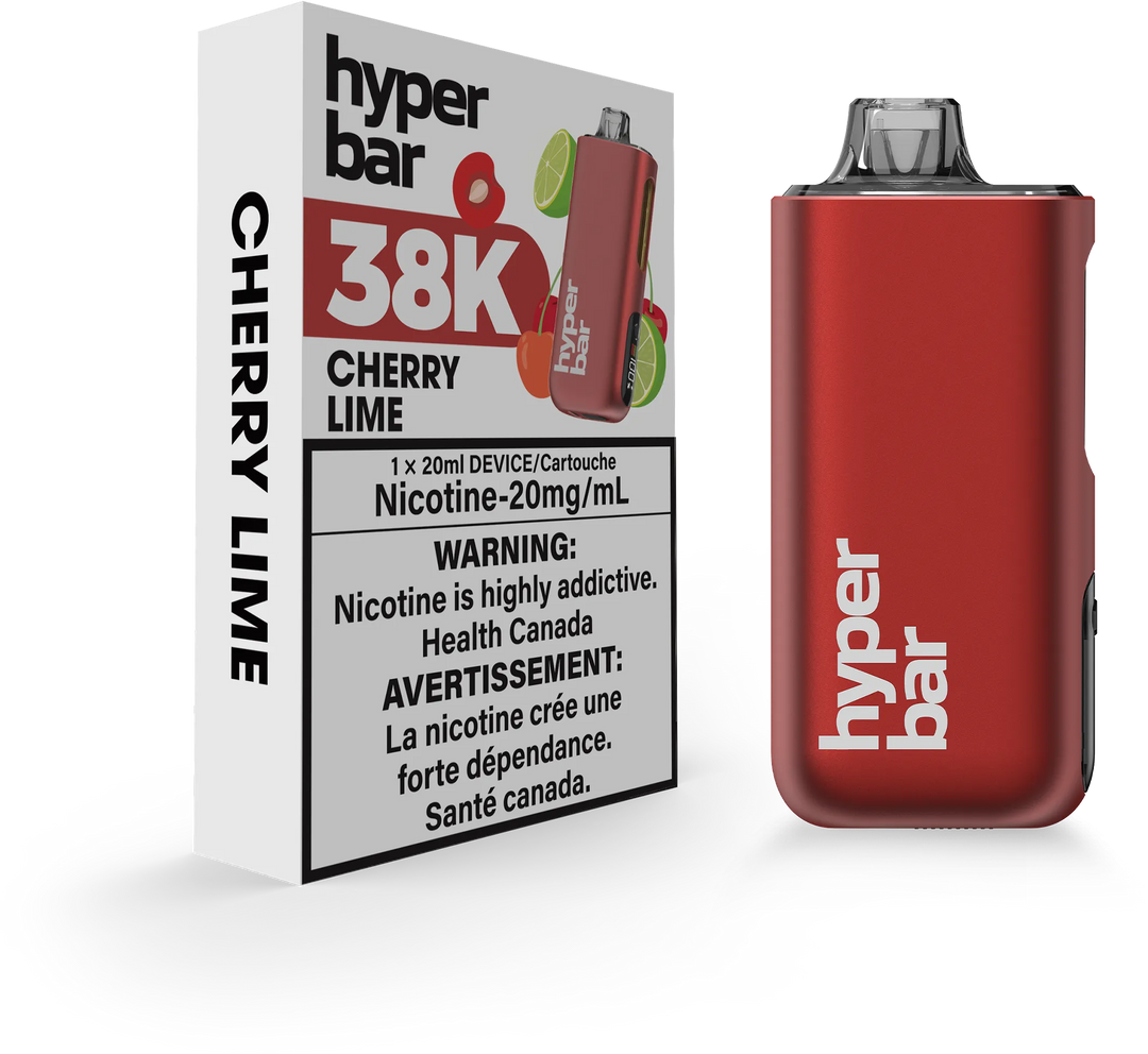 Cherry Lime Hyperbar BE38000 - Disposable Vape