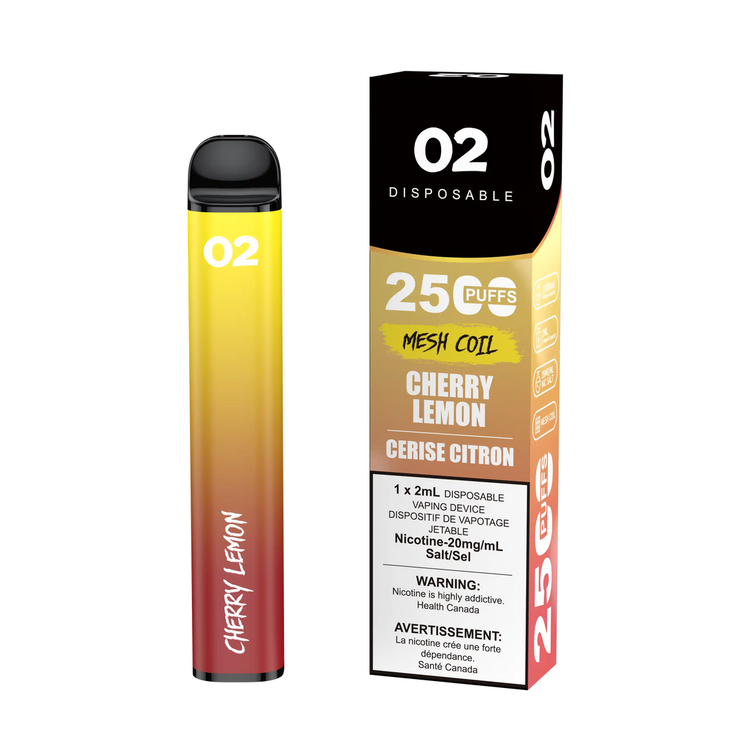 Cherry Lemon O2 - Disposable 2.5K