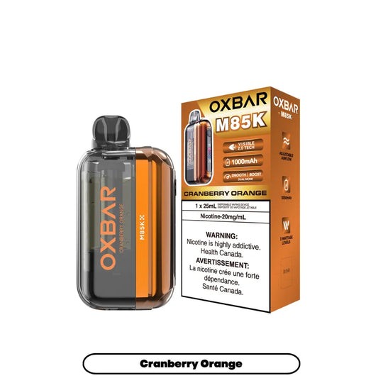 Oxbar M85K Canneberge Orange - Jetable 85K
