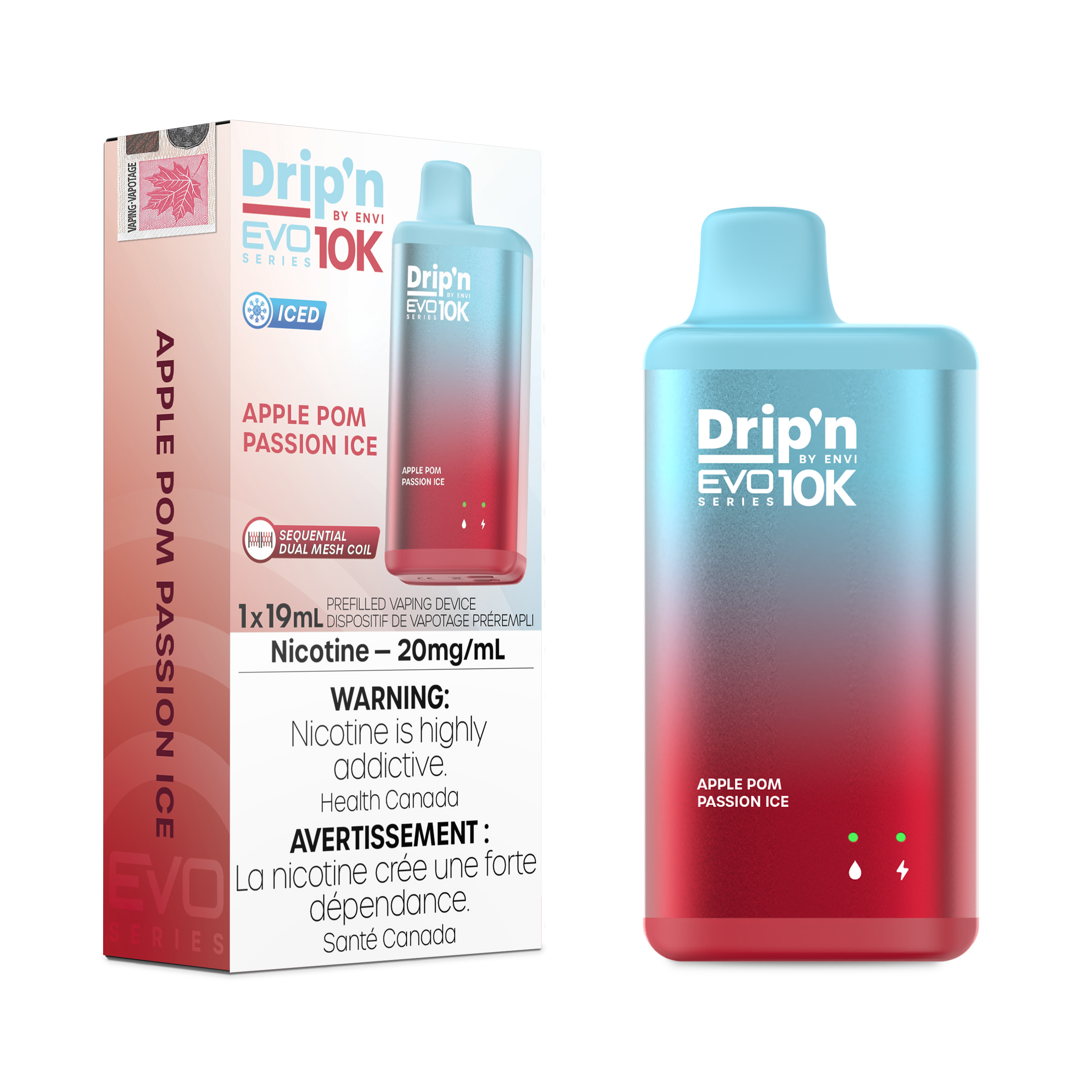 Drip'n Evo - Disposable E-Cig (PROVINCIAL) (10k Puffs)