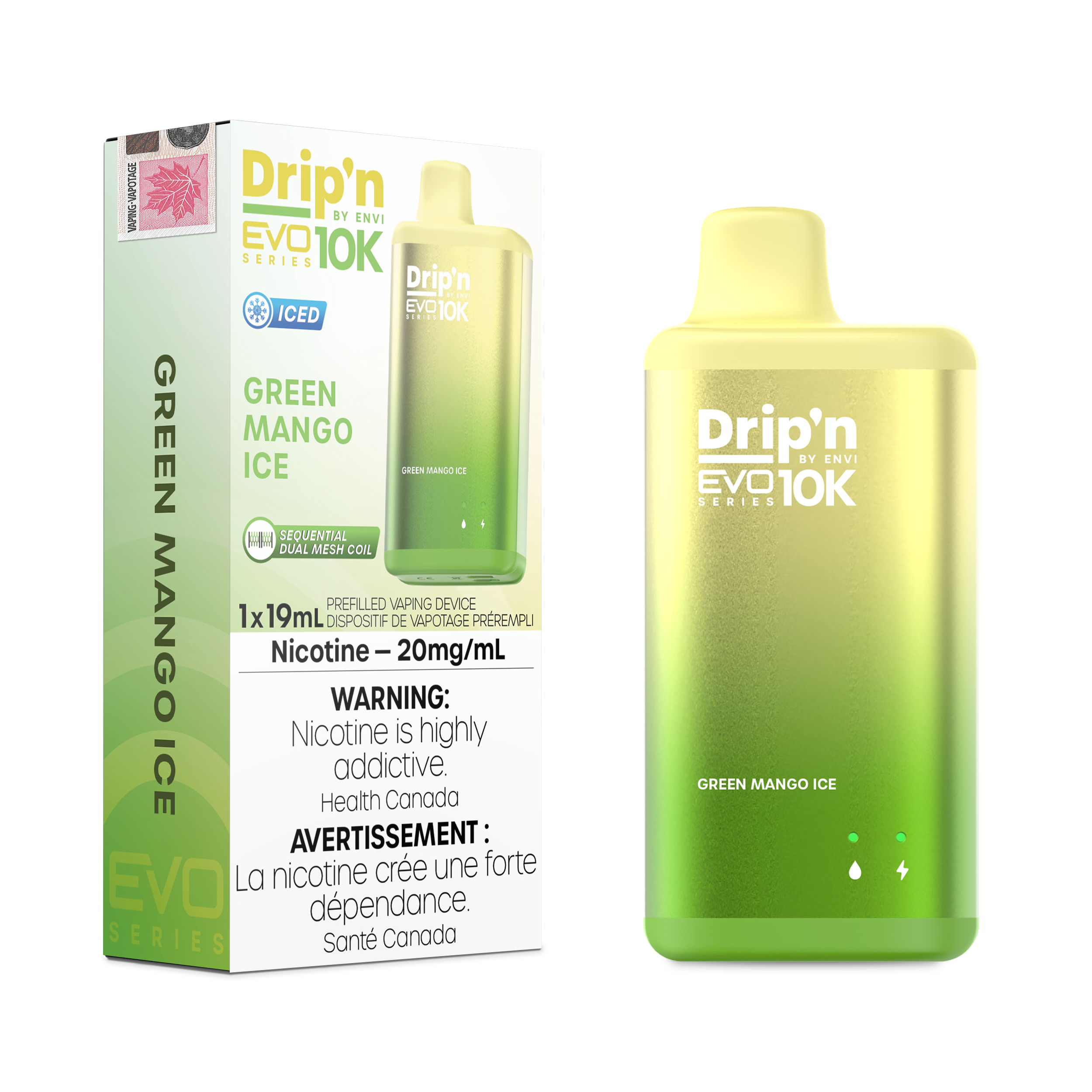 Drip'n Evo - Disposable E-Cig (PROVINCIAL) (10k Puffs)