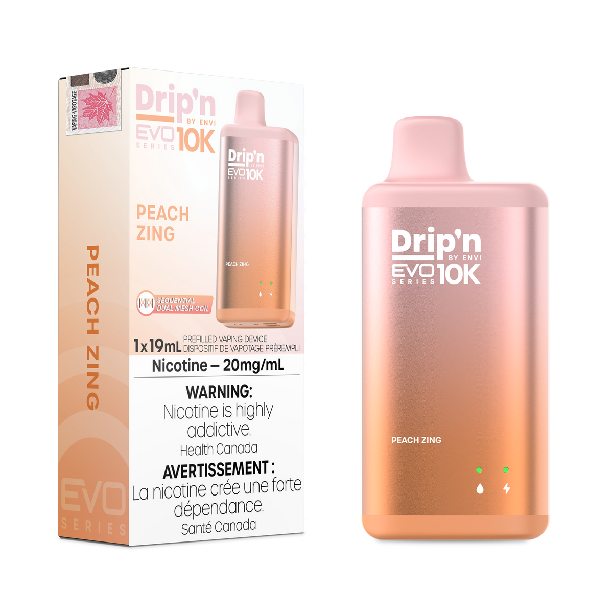 Drip'n Evo - Disposable E-Cig (FEDERAL) (10k Puffs) - VIP VAPE