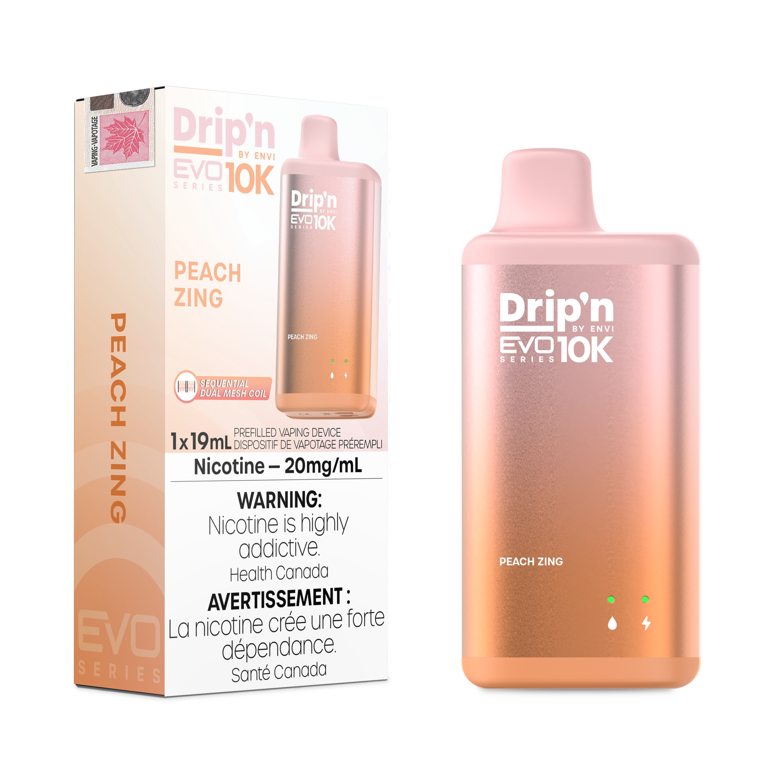 Drip'n Evo - Disposable E-Cig (PROVINCIAL) (10k Puffs)