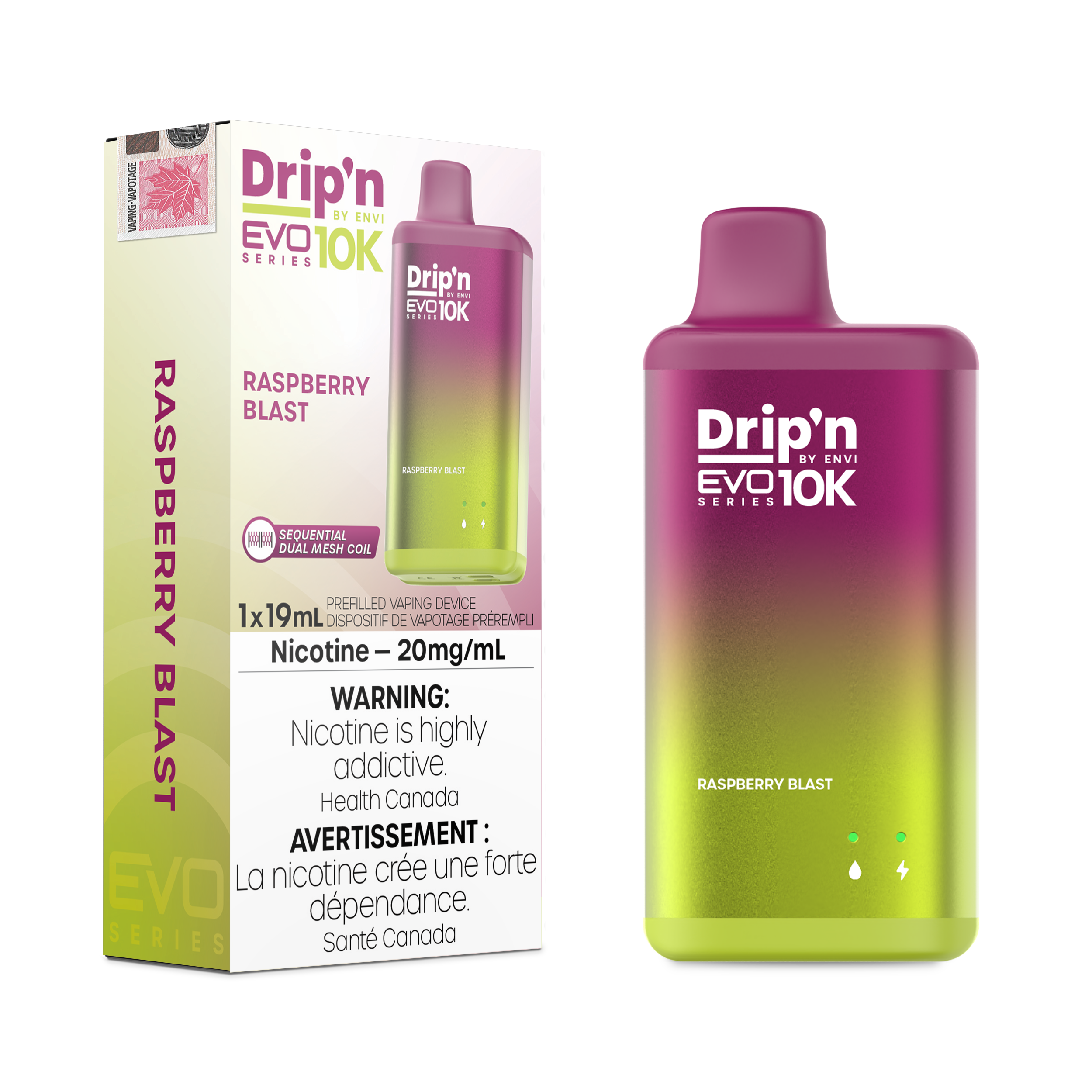 Drip'n Evo - Disposable E-Cig (PROVINCIAL) (10k Puffs)
