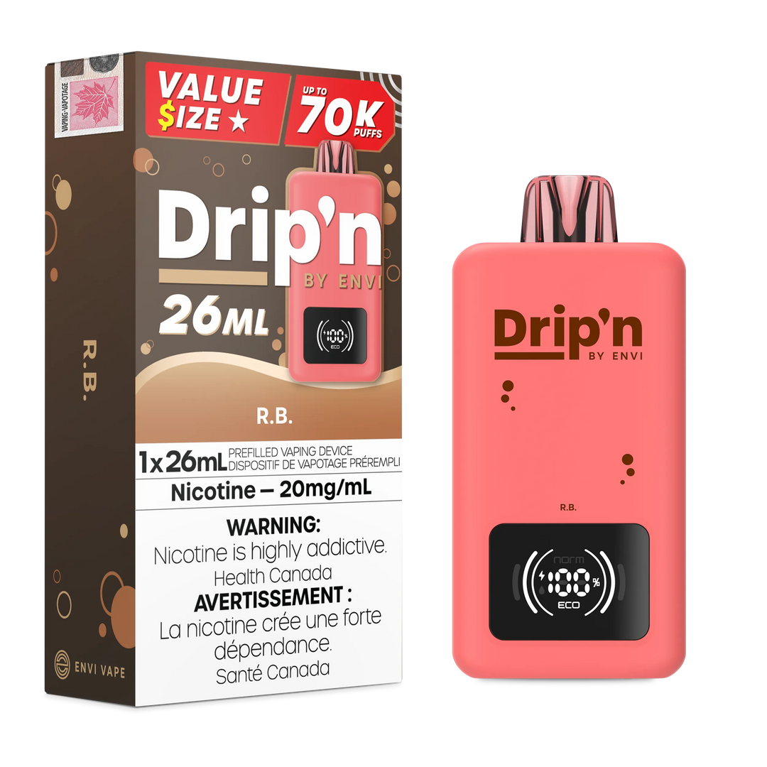 R.B Drip'n 26mL Disposable Vape by DRIP'N | VIP Vape Canada R.B Drip'n 26mL Disposable Vape by DRIP'N | VIP Vape Canada