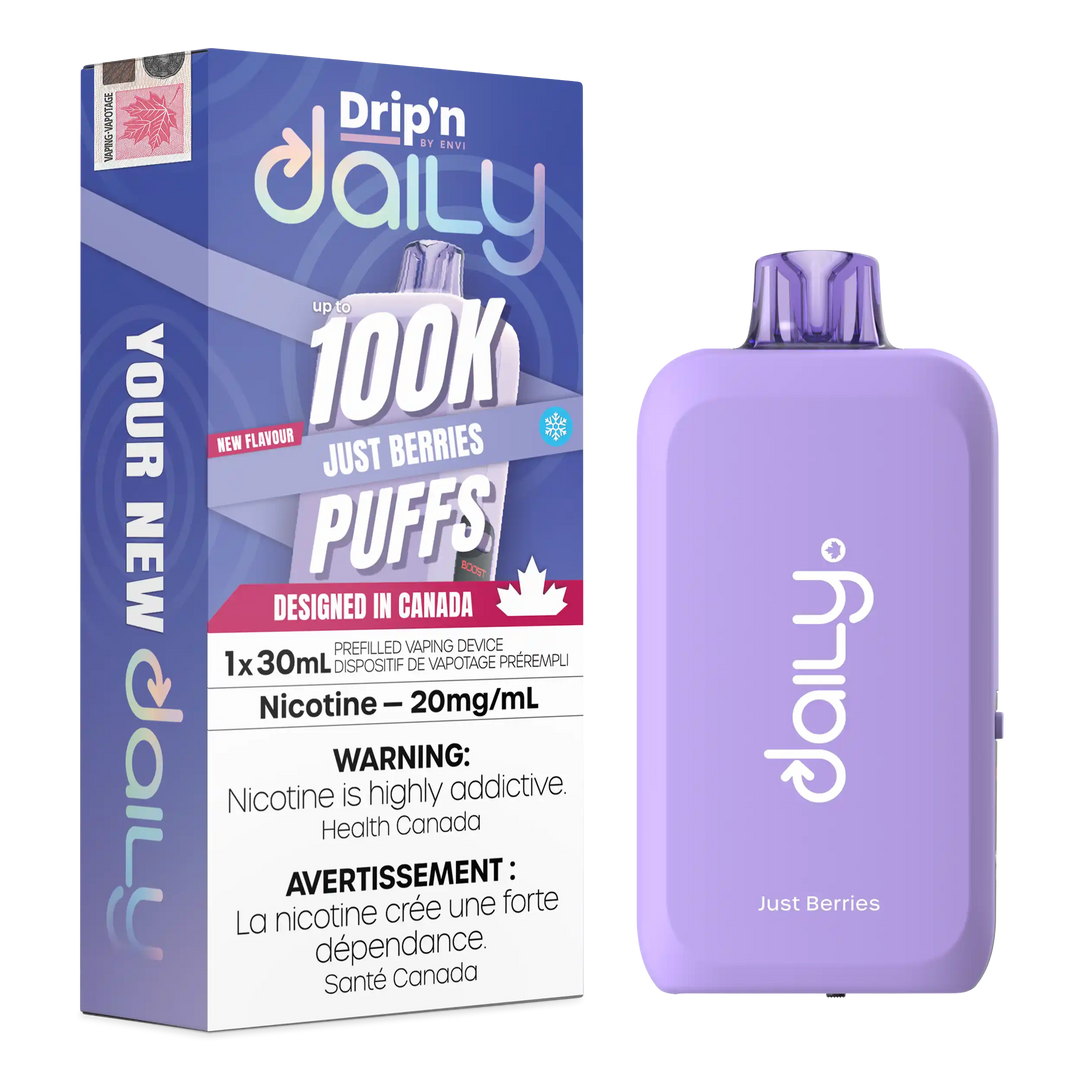 Just Berries Drip'N Daily 30mL - Disposable Vape 100K