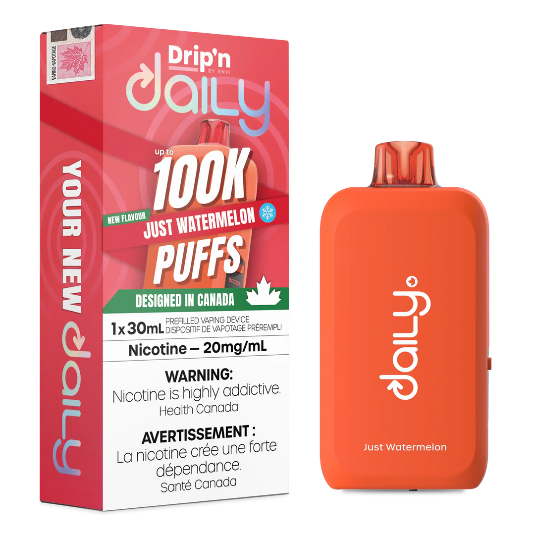 Just Watermelon Drip'N Daily 30mL - Disposable Vape 100K