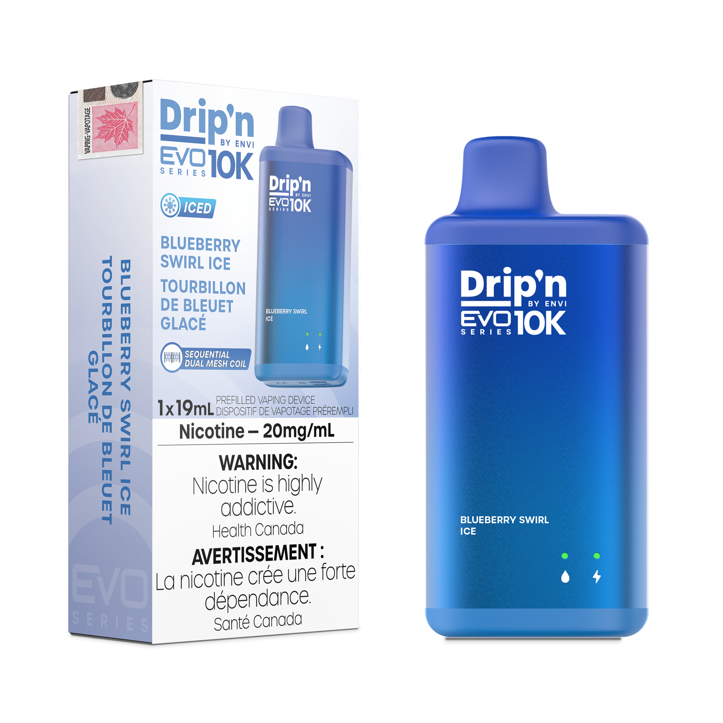 Drip'n Evo - Disposable E-Cig (PROVINCIAL) (10k Puffs)