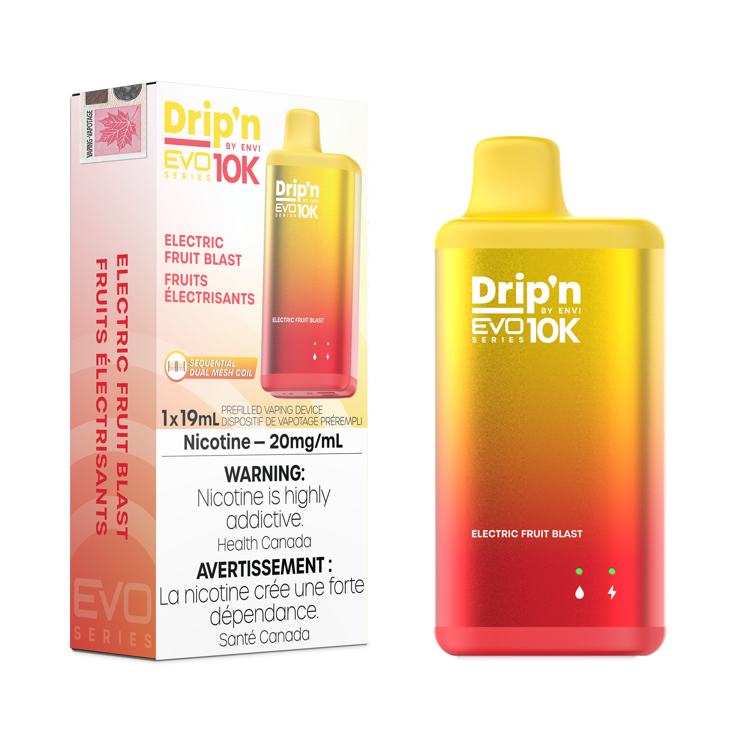 Drip'n Evo - Disposable E-Cig (PROVINCIAL) (10k Puffs)