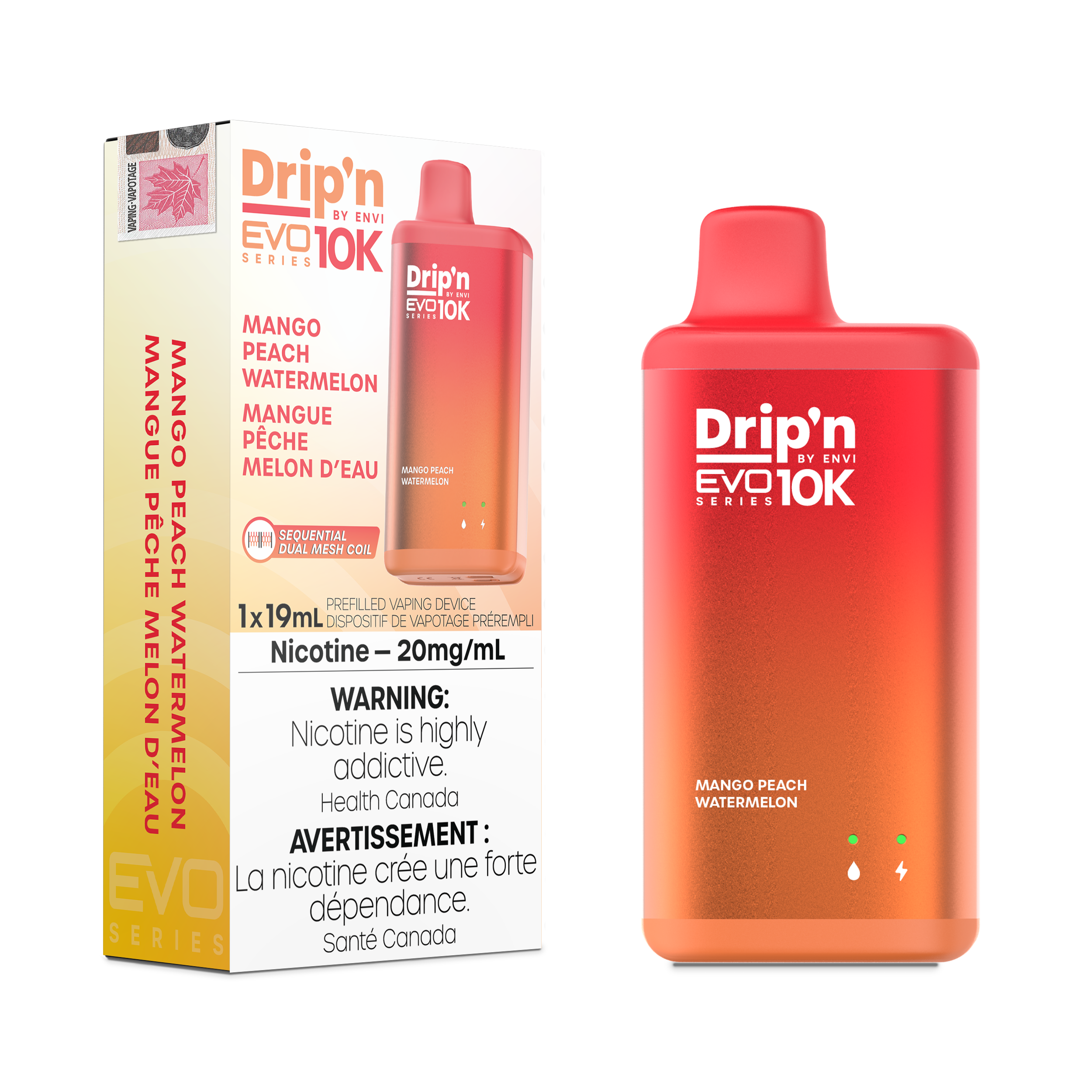 Drip'n Evo - Disposable E-Cig (FEDERAL) (10k Puffs)