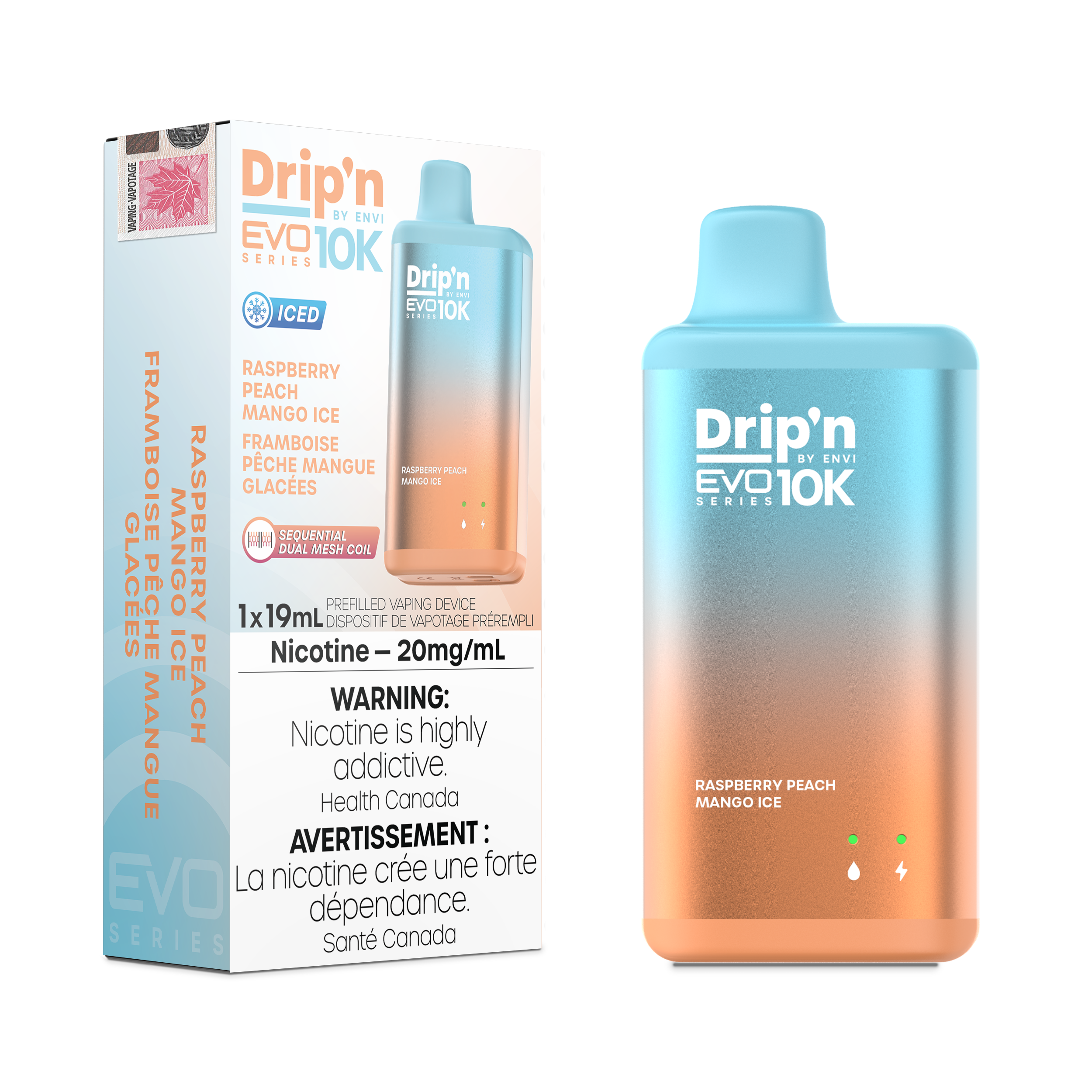 Drip'n Evo - Disposable E-Cig (PROVINCIAL) (10k Puffs)