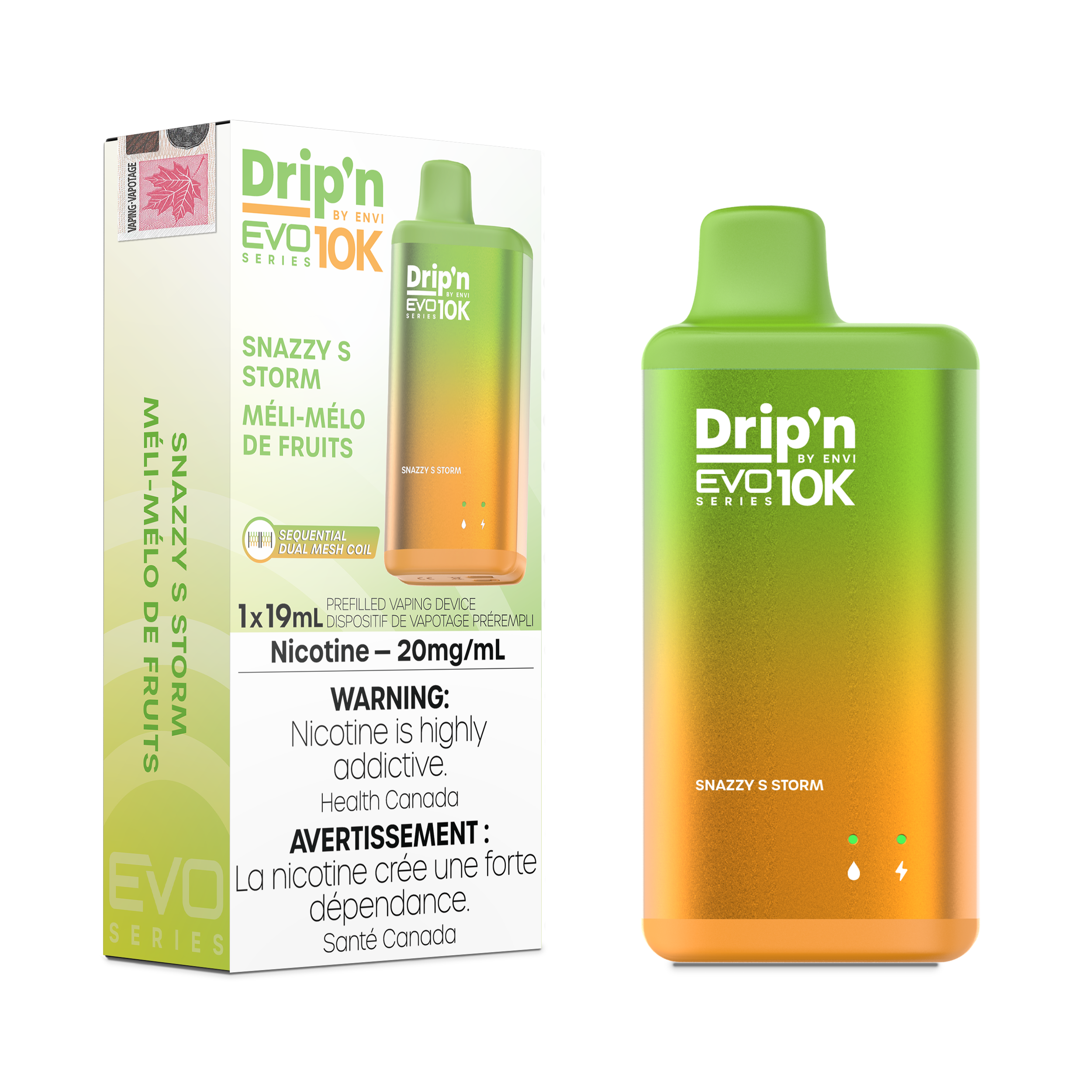 Drip'n Evo - Disposable E-Cig (PROVINCIAL) (10k Puffs)