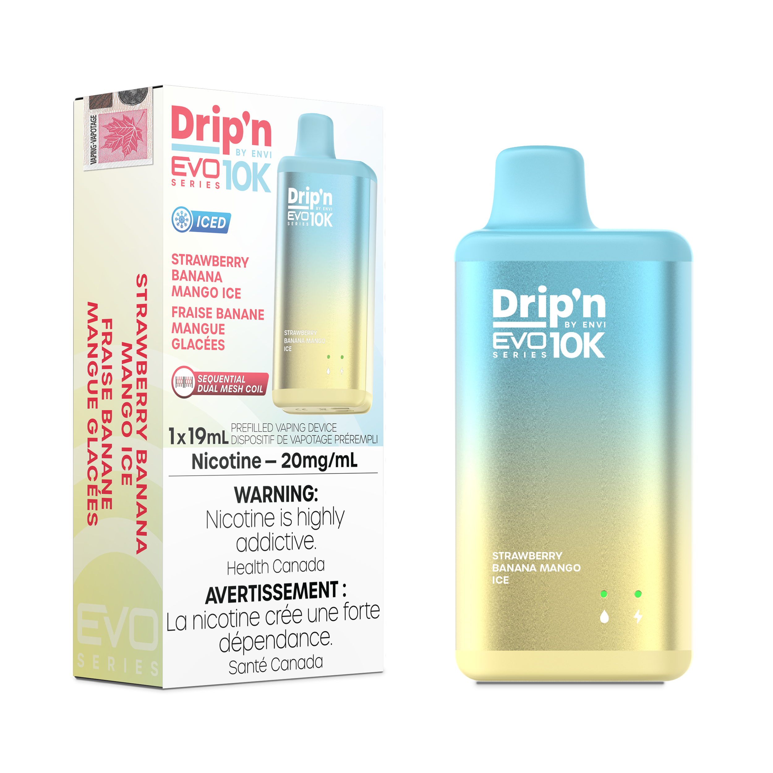 Drip'n Evo - Disposable E-Cig (PROVINCIAL) (10k Puffs)