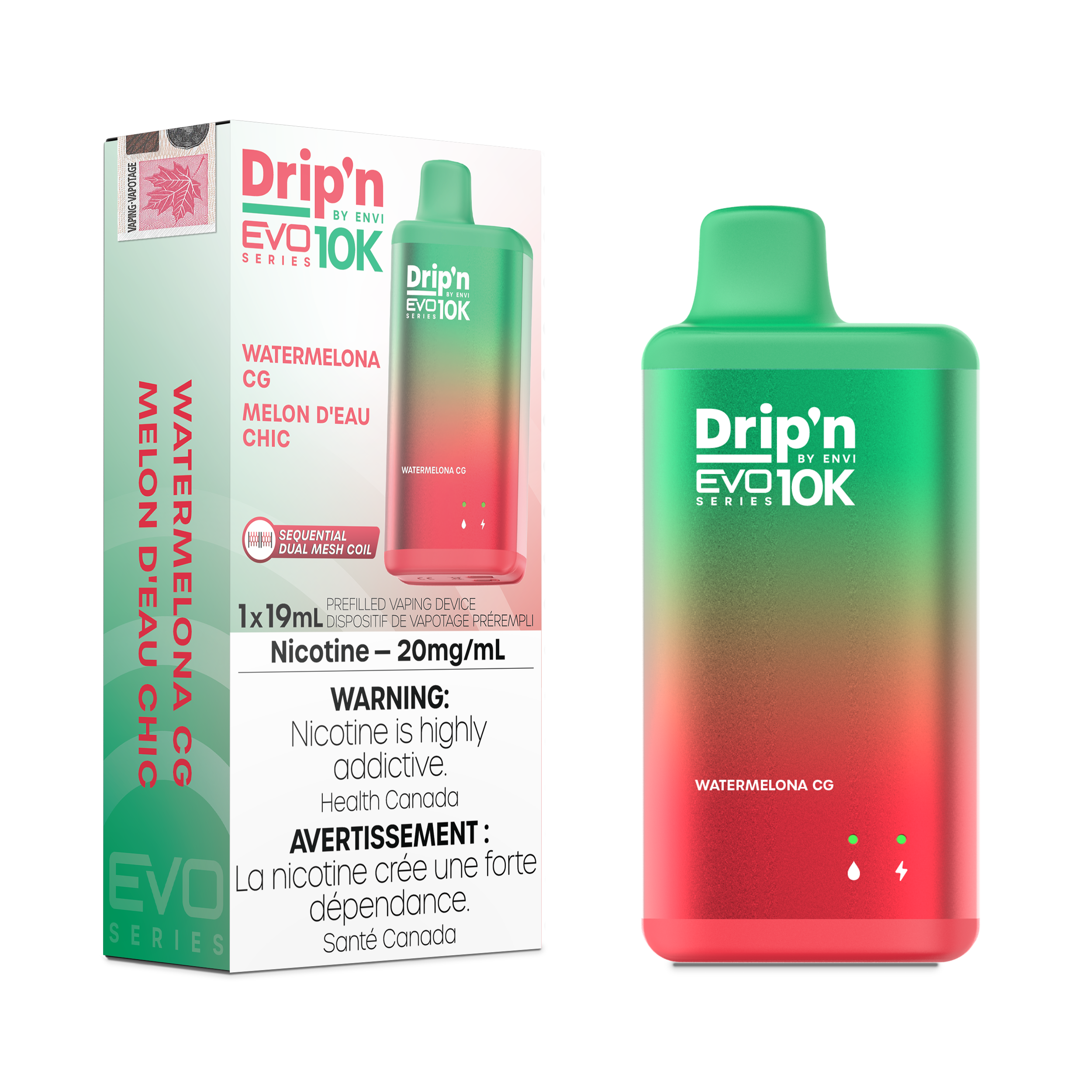Drip'n Evo - Disposable E-Cig (PROVINCIAL) (10k Puffs)