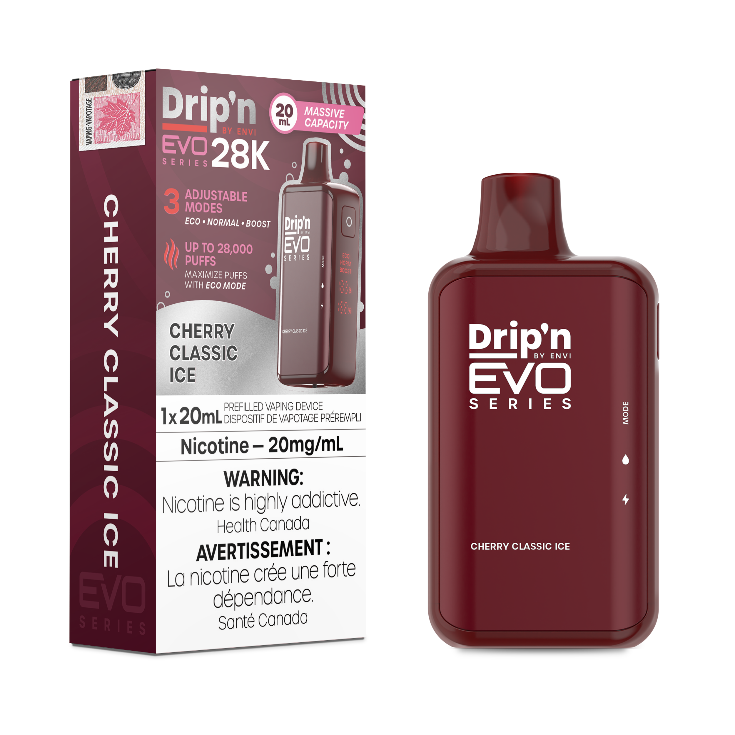 Drip'n Evo - Disposable E-Cig (PROVINCIAL) (28k Puffs)