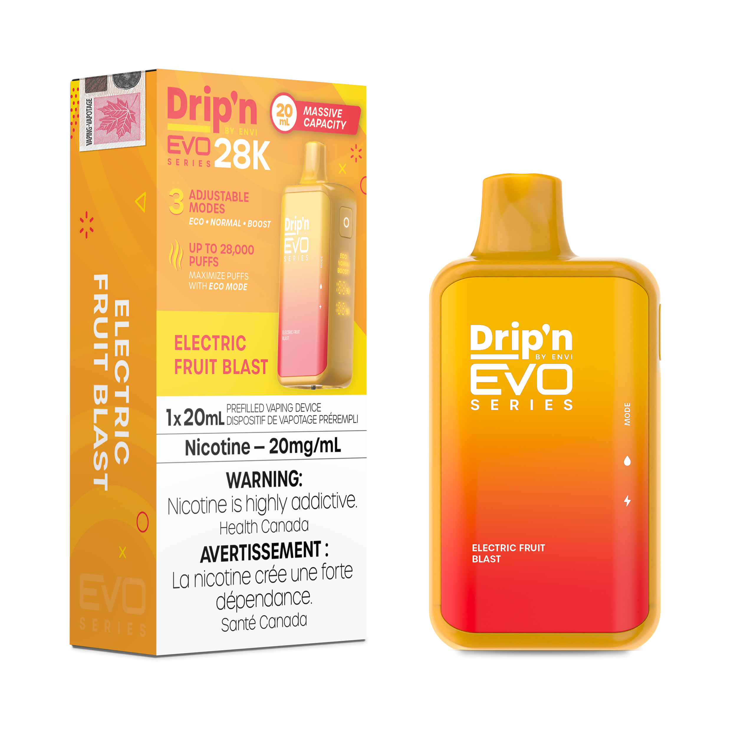 Drip'n Evo - Disposable E-Cig (PROVINCIAL) (28k Puffs)