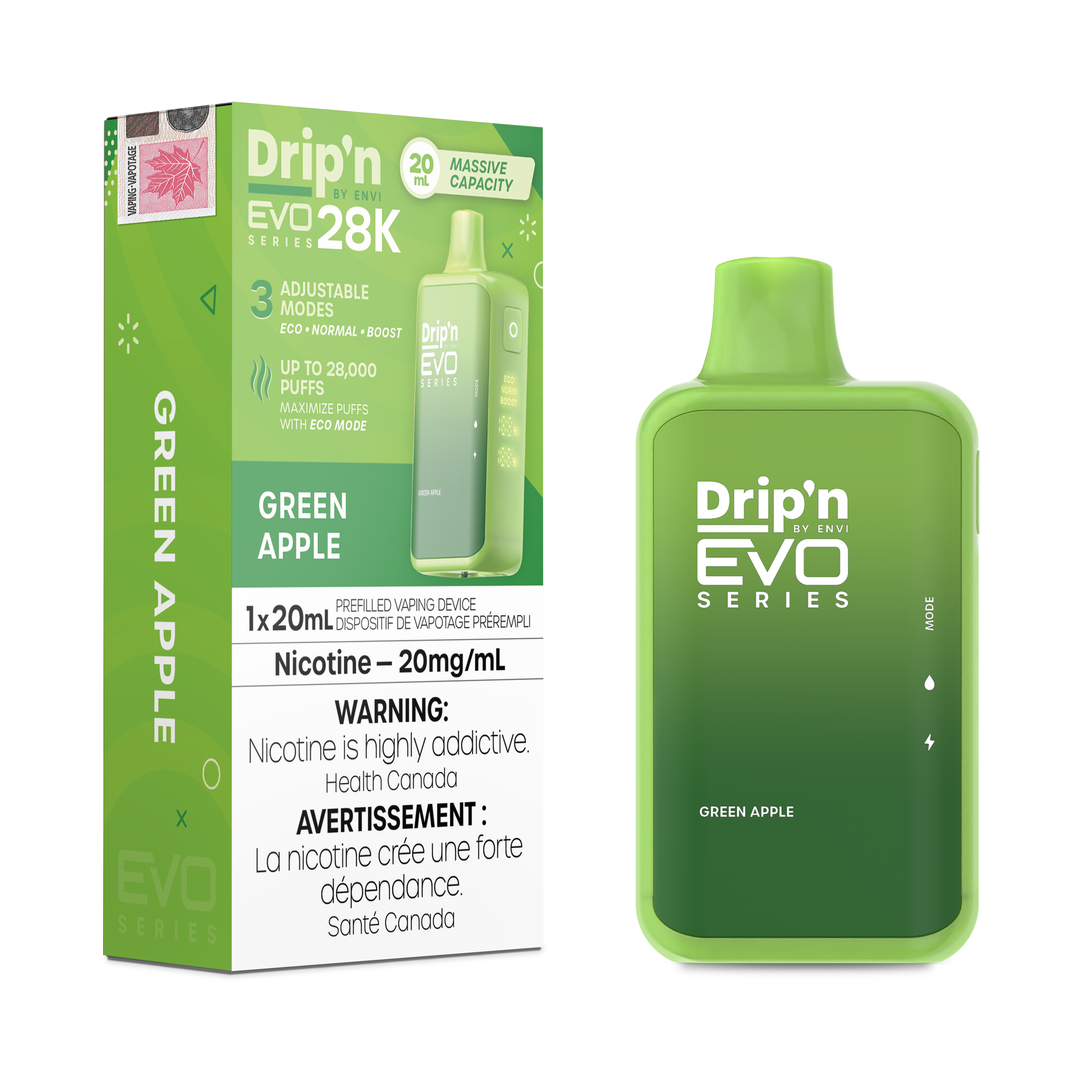 Drip'n Evo - Disposable E-Cig (PROVINCIAL) (28k Puffs)