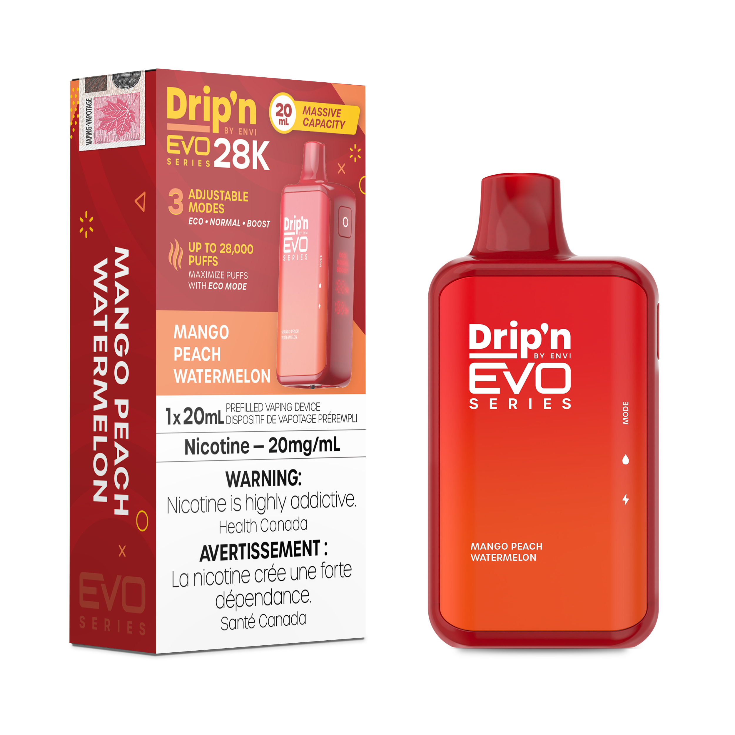 Drip'n Evo - Disposable E-Cig (PROVINCIAL) (28k Puffs)