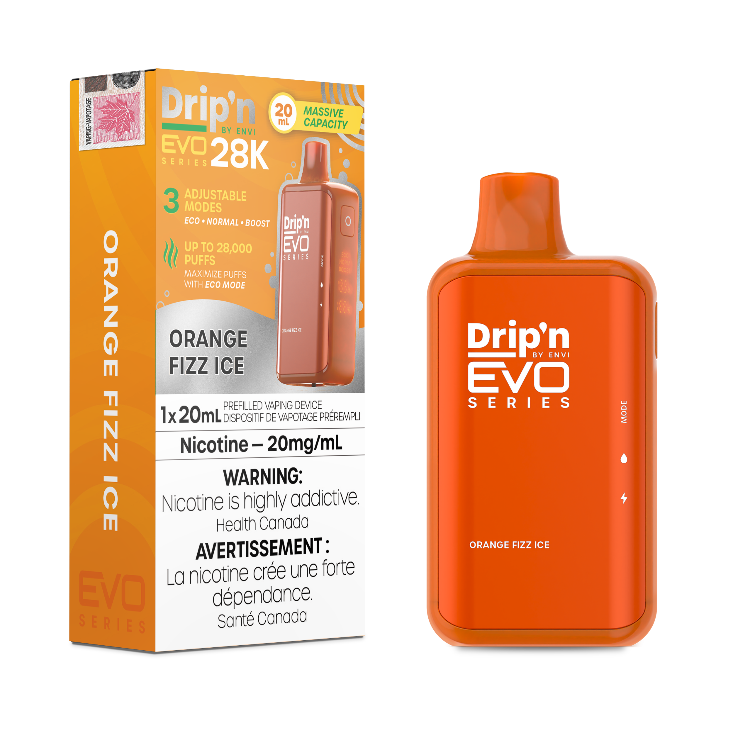 Drip'n Evo - Disposable E-Cig (PROVINCIAL) (28k Puffs)