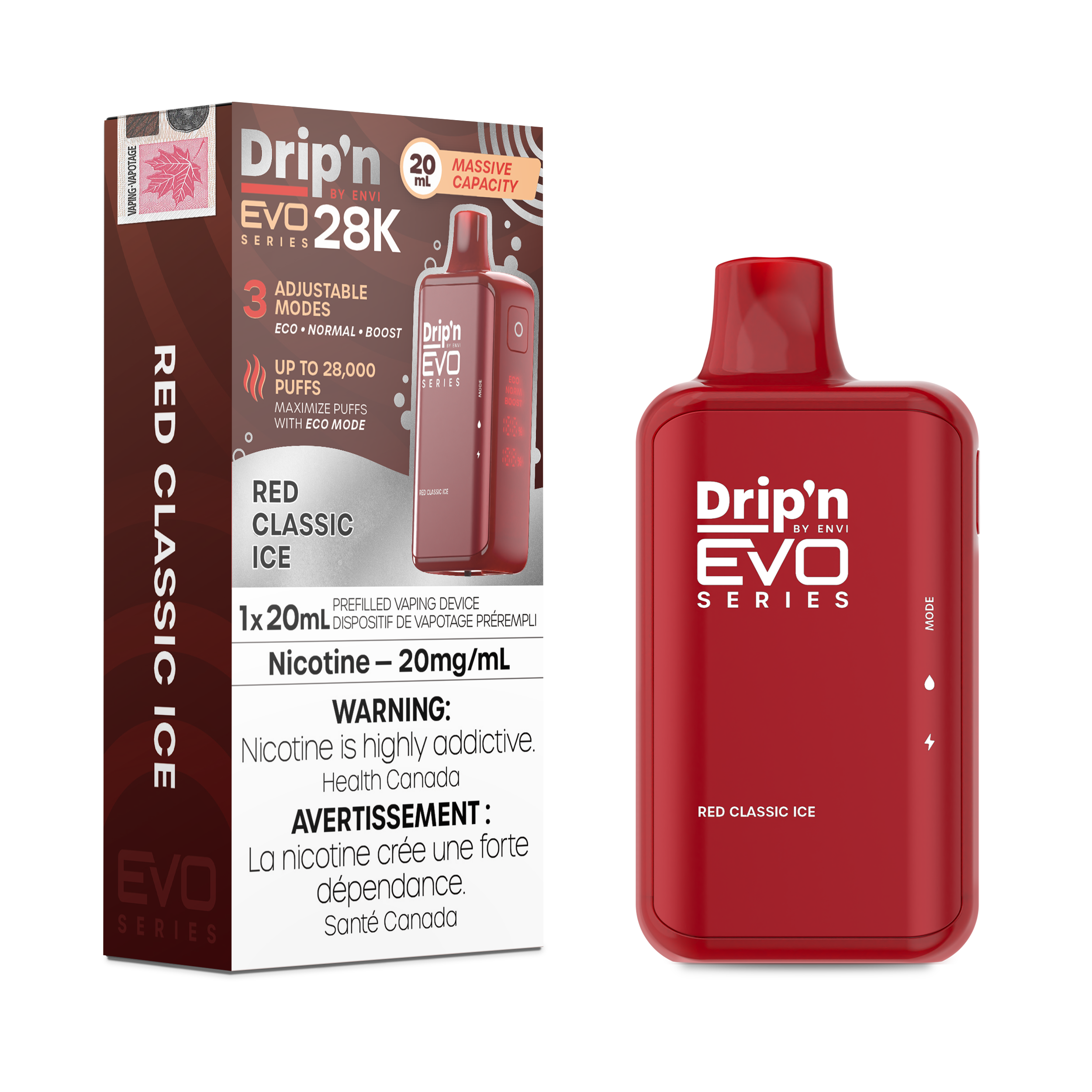 Drip'n Evo - Disposable E-Cig (PROVINCIAL) (28k Puffs)