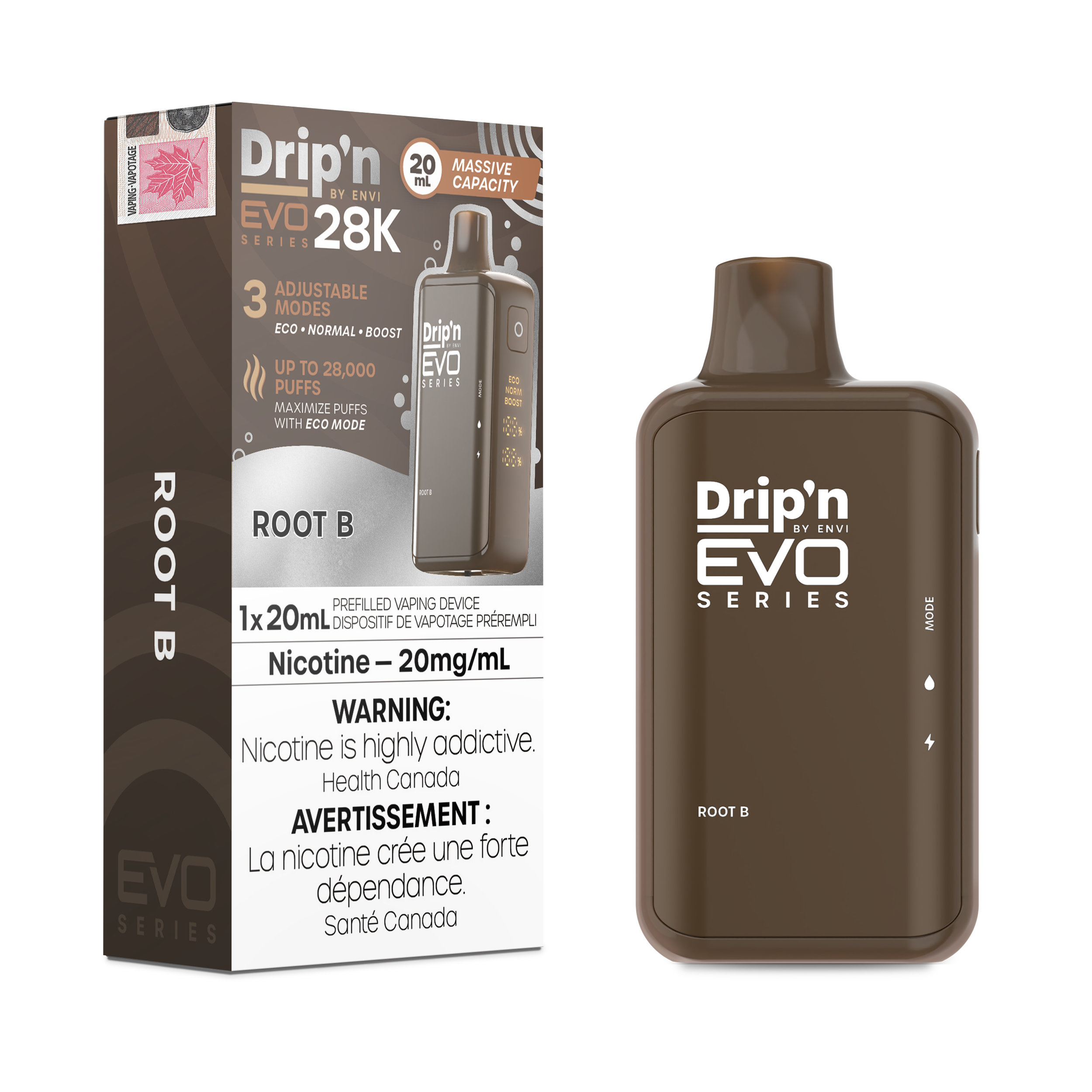 Drip'n Evo - Disposable E-Cig (PROVINCIAL) (28k Puffs)