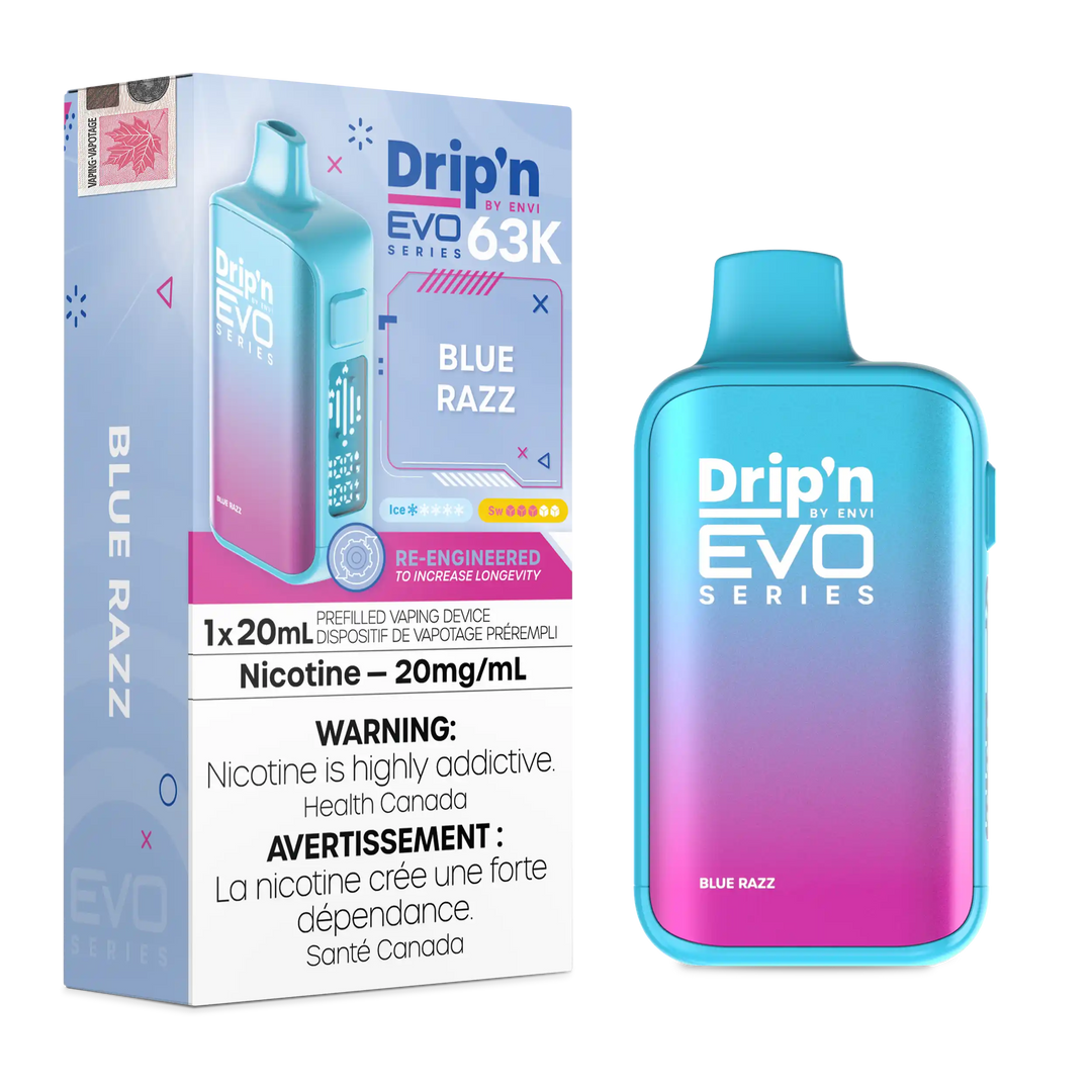 Vapes jetables Drip'N EVO 63K Canada | VIP Vape Vapes jetables Drip'N EVO 63K Canada | VIP Vape