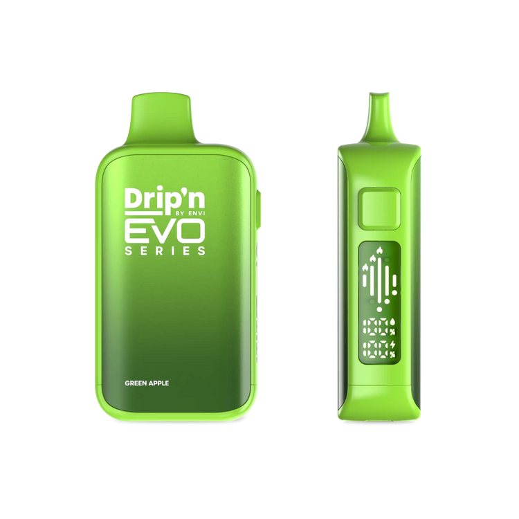 Green Apple Drip'n by Envi EVO 63K - Disposable Vape