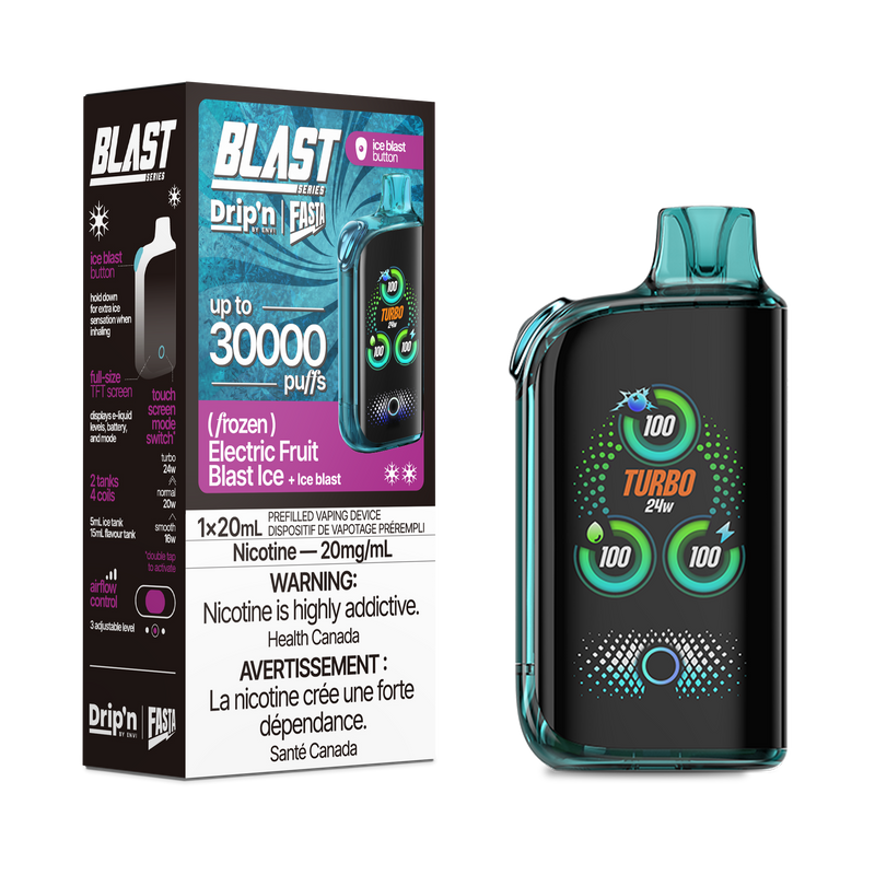 Drip'n Fasta Blast - Disposable E-Cig (PROVINCIAL) (30k Puffs)