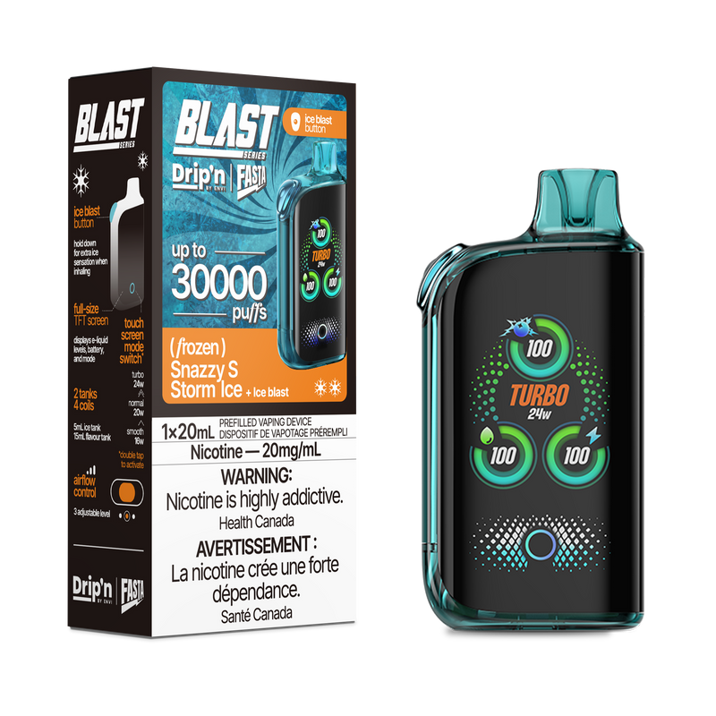 Drip'n Fasta Blast - Disposable E-Cig (PROVINCIAL) (30k Puffs)