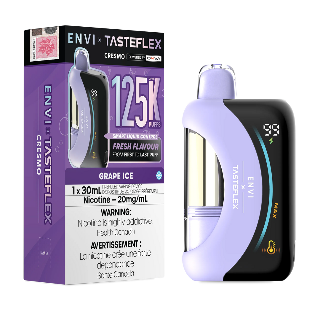 Grape Ice Envi X Tasteflex (Cresmo) - Disposable 125K