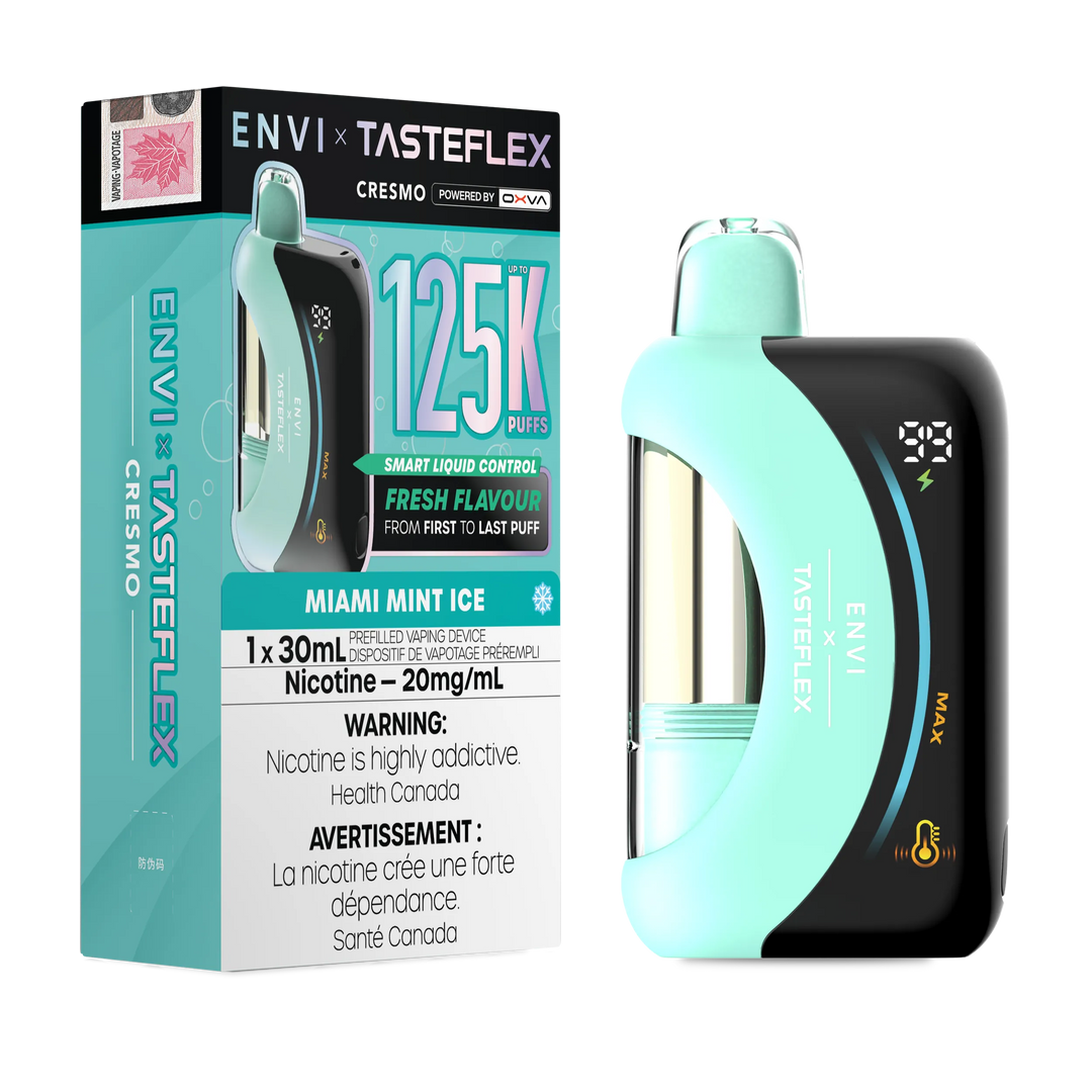 Miami Mint Ice Envi X Tasteflex (Cresmo) - Disposable 125K