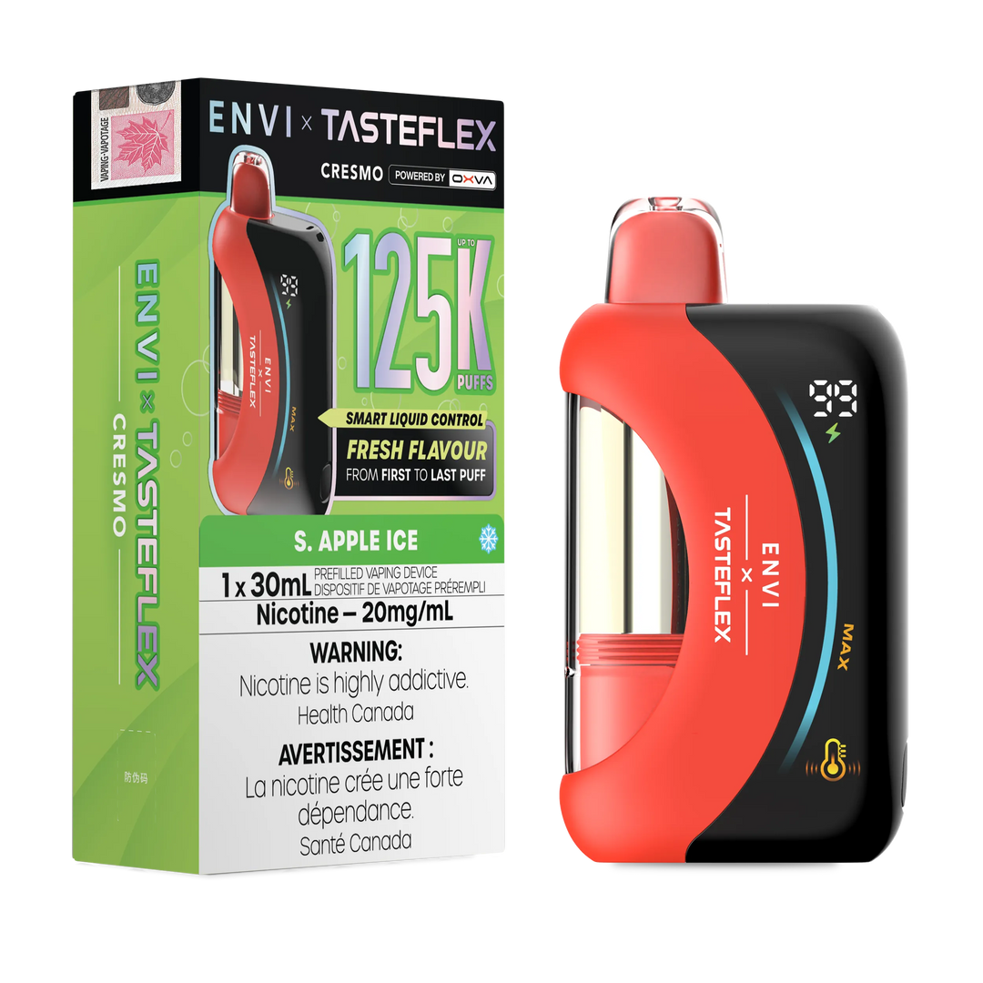 S. Apple Ice Envi X Tasteflex (Cresmo) - Disposable 125K