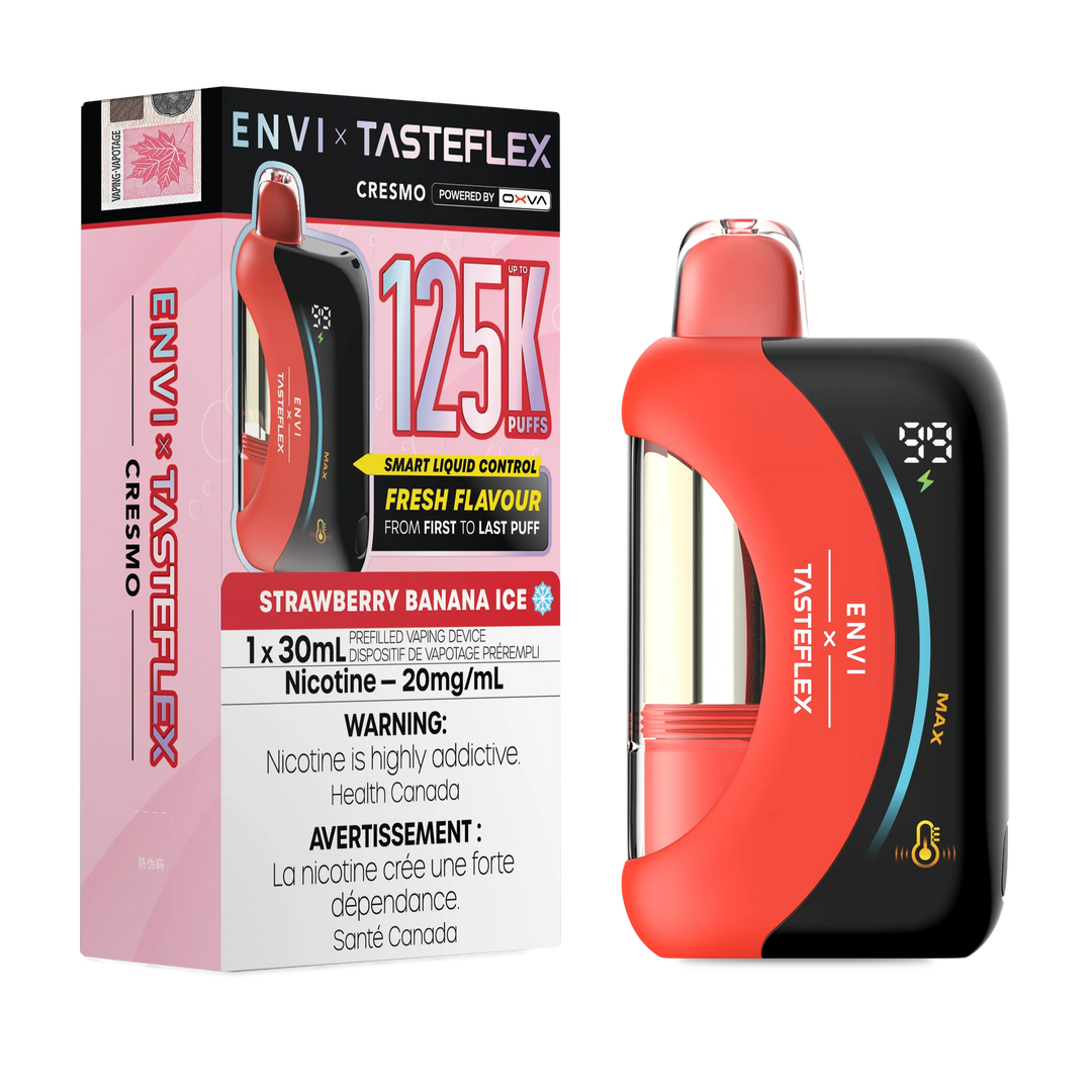 Strawberry Banana Ice Envi X Tasteflex (Cresmo) - Disposable 125K