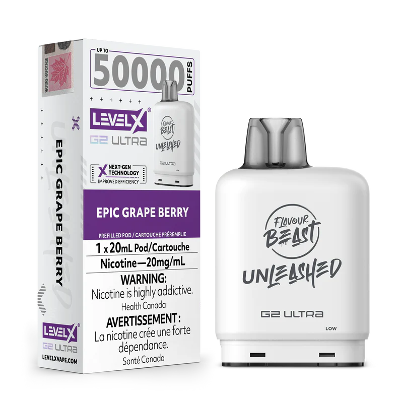 Level X - Ultra G2 Pods FB Unleashed (50k Puffs) (PROVINCIAL)