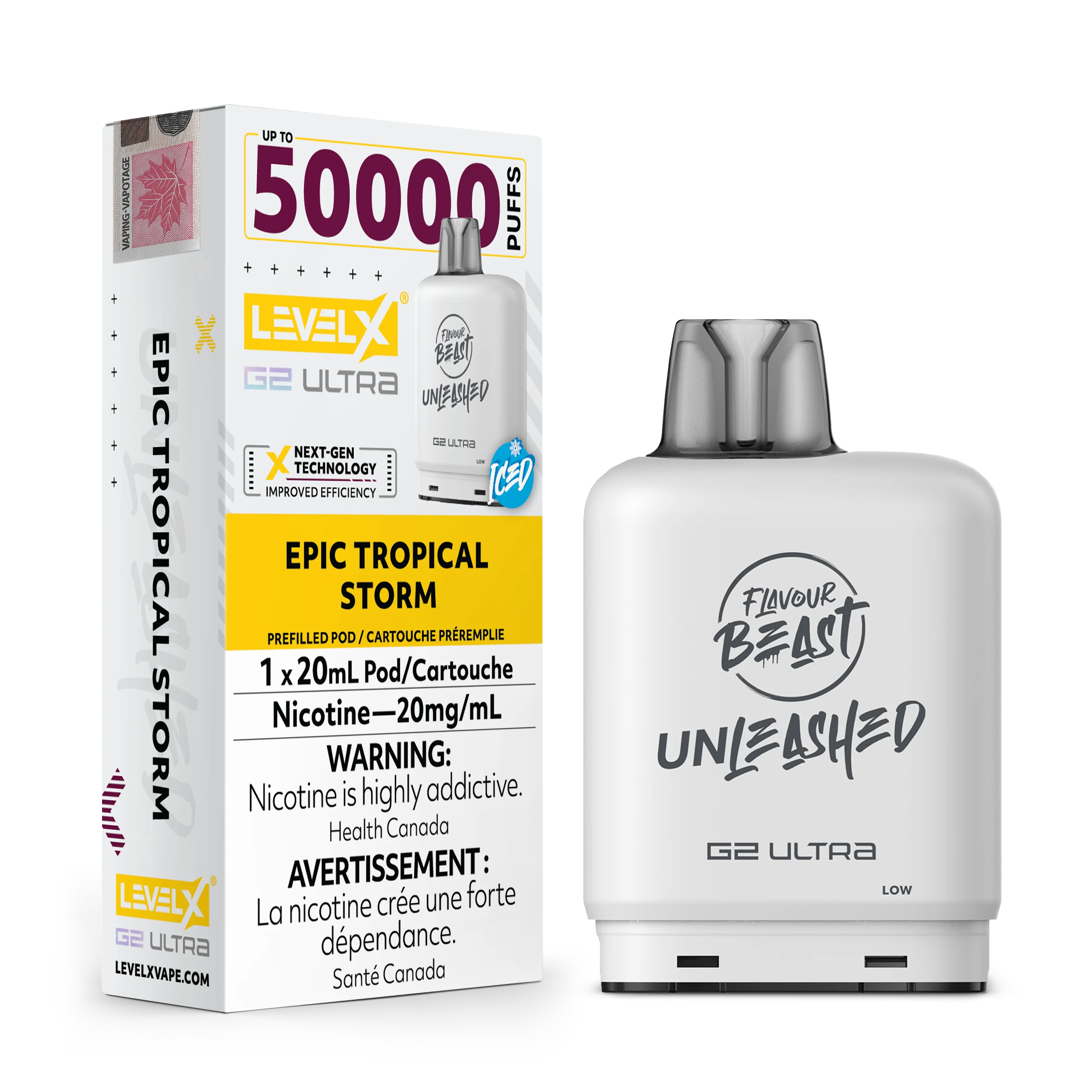 Level X - Ultra G2 Pods FB Unleashed (50k Puffs) (PROVINCIAL)
