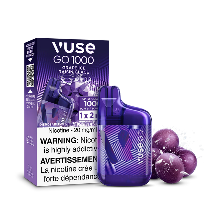 Grape Ice Vuse GO 1000 - Disposable Vape