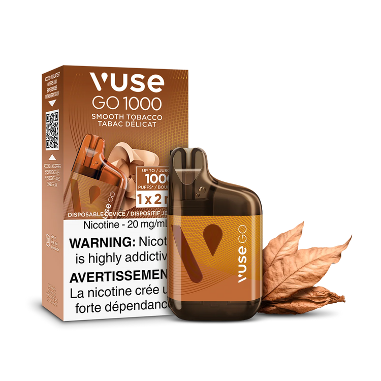 Smooth Tobacco Vuse GO 1000 - Disposable Vape
