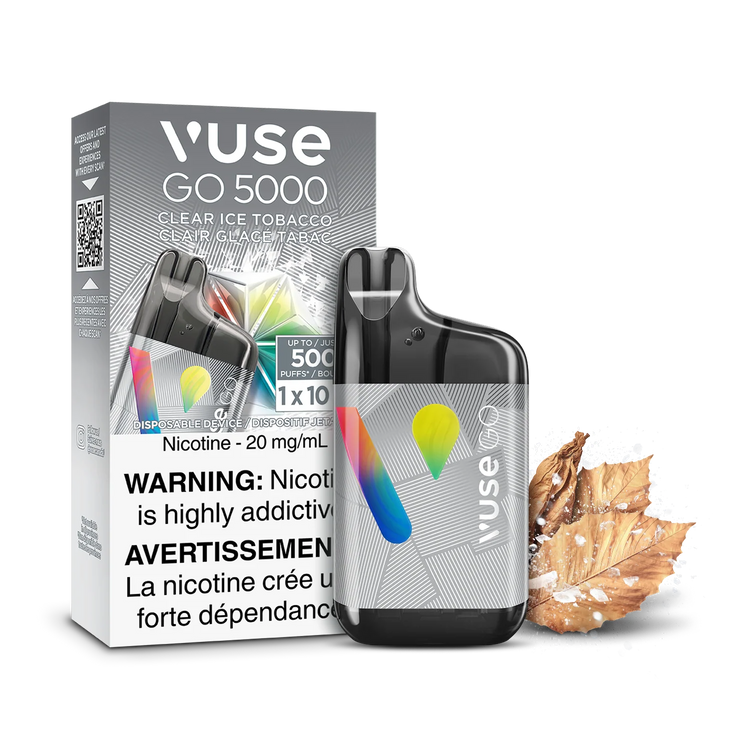 Clear Ice Tobacco Vuse GO 5000 - Disposable Vape